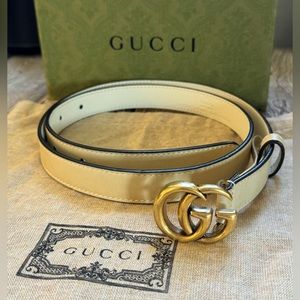 GUCCI GG MARMONT THIN BELT